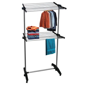 رخت آویز استاده چرخ دار طبقاتی سام وین