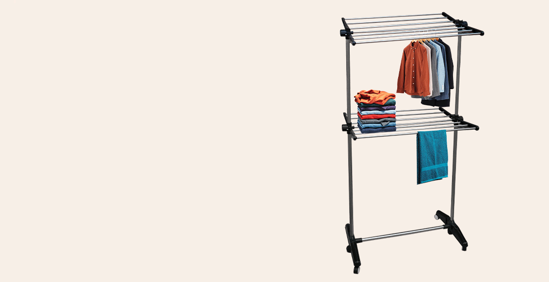 رخت آویز چرخ دار طبقاتی سام وین